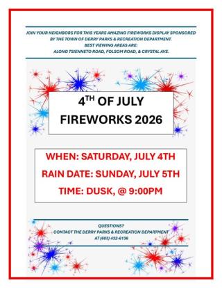 Fourth of July Informational Flyer 
